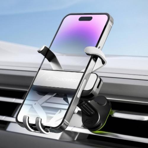 Bracketron AutoGrip Universal Car Vent Mount - Black: Plastic Adjustable Holder