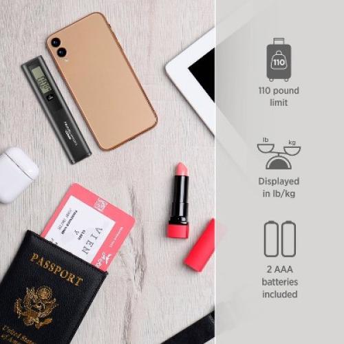 Travel Smart Digital Luggage Scale - Black