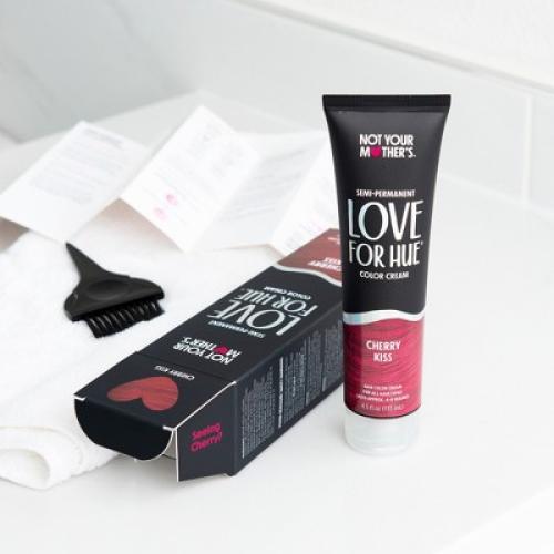 Not Your Mother's Love for Hue Semi-Permanent Hair Color Cream - Cherry Kiss - 4.5 fl oz