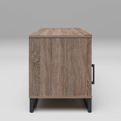 Mixed Material TV Stand for TVs up to 54 Gray - Room Essentials™