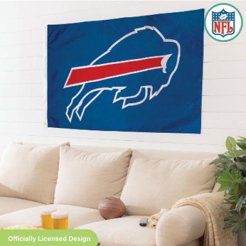 Blue and Red 3x5 Evergreen Buffalo Bills 3' x 5' Indoor Outdoor Flag for Home Apartment Dorm Rooms