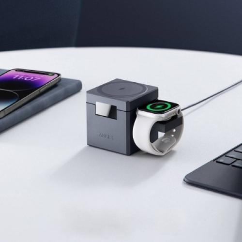 Anker 3-in-1 Cube with Magsafe - Black