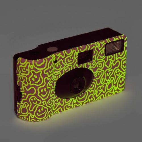 One-Time-Use Camera - heyday™ Neon Smiley