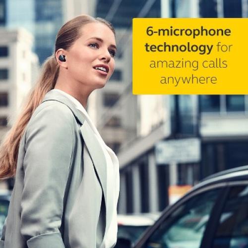 Jabra Elite 85t True Wireless Bluetooth Noise Cancelling Earbuds, Titanium Black