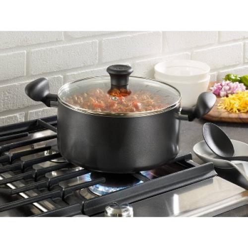 T-fal   Simply Cook Nonstick Cookware Set Black