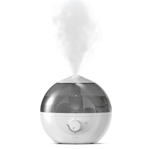 HoMedics Top-Fill Easy to Clean Ultrasonic Cool Mist Humidifier with Night Light and Aromatherapy: 300-500 sq. ft., No Filter Needed, 30-Hour Run Time