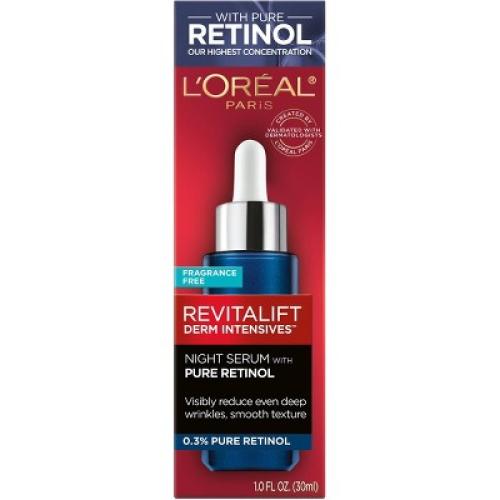 L'Oreal Paris Revitalift Derm Intensives Retinol Night Serum - 1 fl oz