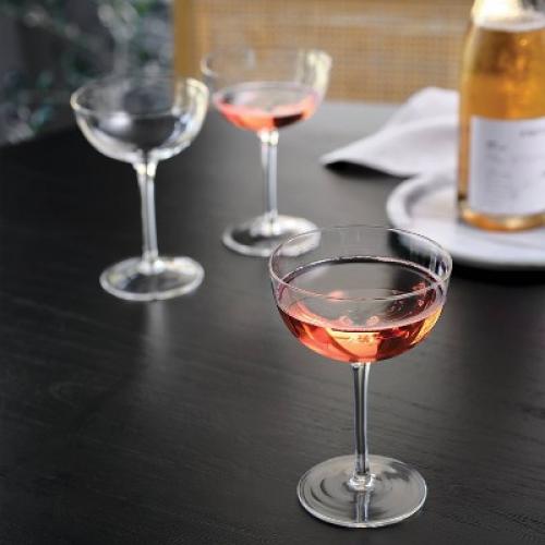 (missing one) 4pk 8.5 fl oz Cocktail Glass Set - Threshold™