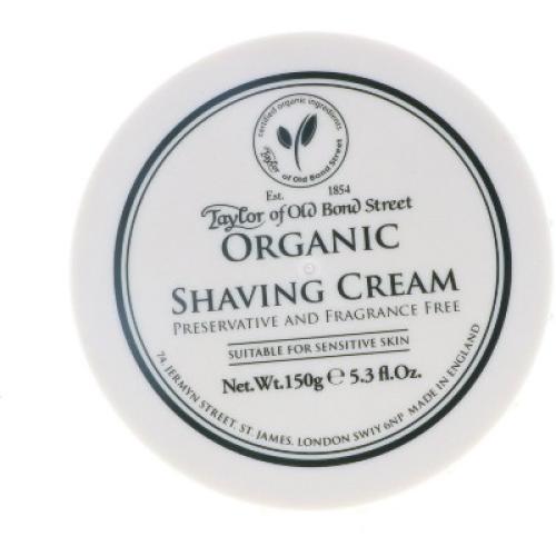 Taylor of Old Bond Street Shaving Cream Bowl, Organic, 5.3 oz