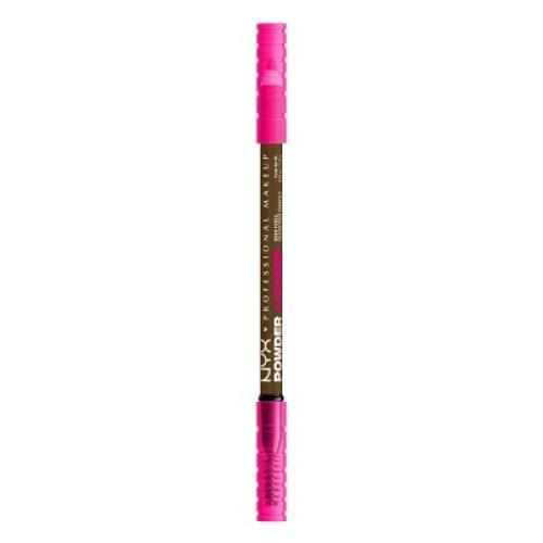 NYX Professional Makeup Powder Louder Brow Pencil - Soft Brown - 0.13oz: Filling, Shaping, Finish