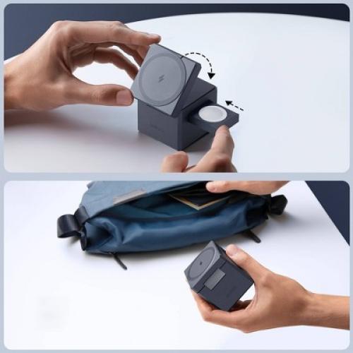 Anker 3-in-1 Cube with Magsafe - Black