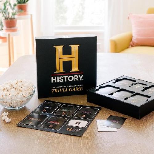 HISTORY Channel Trivia Game - 2000  General Knowledge Questions - Christmas Stocking Stuffers Gift for Adults, Family in The Pursuit of Trivial