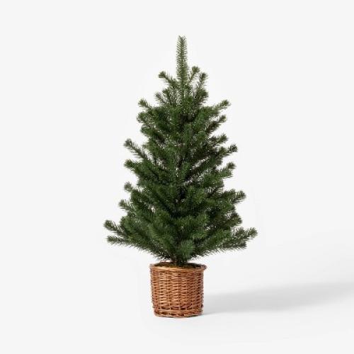 Large Pine Artificial Tree in Basket - Threshold ? designed with Studio McGee