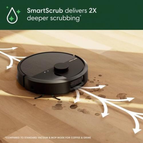 iRobot Roomba Plus 505 Combo Vacuum & Mop   AutoWash Dock Dual Spinning Pads Extend, Pad Wash & Heated Dry, Self-Cleans Black