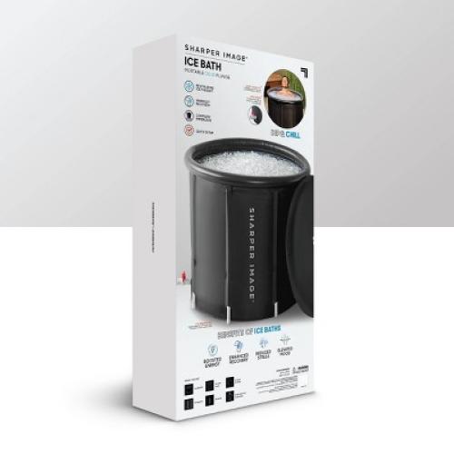 Sharper Image Portable Ice Bath 31.5x29.5 Oval Plunge Pool