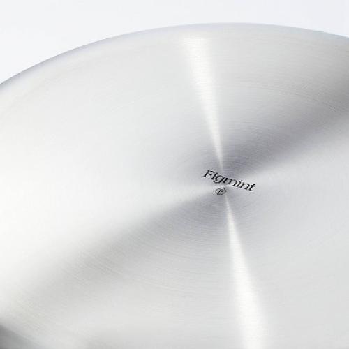 12 Stainless Steel Frypan with Cover Silver - Figmint™MISSING LID