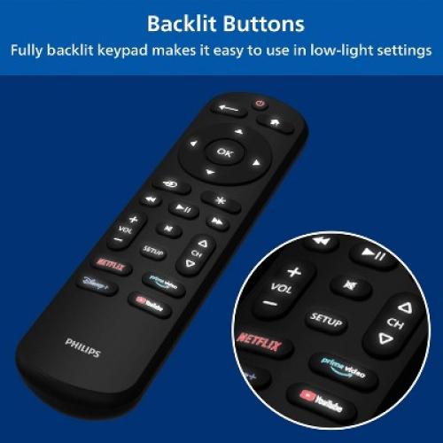 Philips One-Touch Programming Streaming Replacement Remote