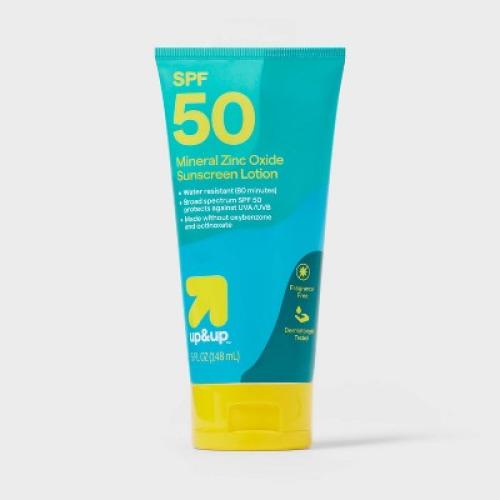 Mineral Sunscreen Lotion - SPF 50 - 5oz - up&up™