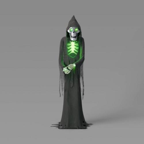 Lewis & Friends™ 8' Light Up Bruce The Skeleton Ghoul™ Outdoor Halloween Decorative Prop - Hyde & EEK! Boutique™