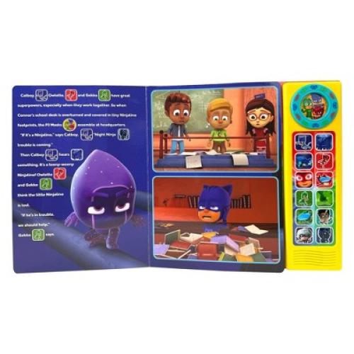PJ Masks - It's Time To Be A Hero Custom Frame Sound Board Book - by Phoenix (Hardcover)