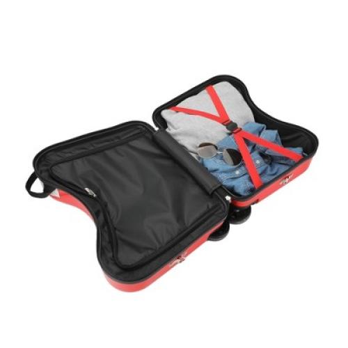 Disney Cars Carry On Spinner Hardside Ride On Suitcase - Red