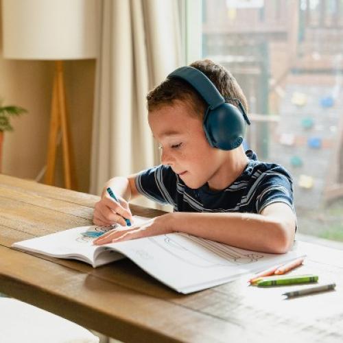 JLab JBuddies Protect Kids Ear Protection Ear Covers - Navy