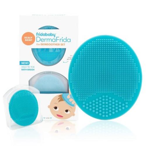Frida Baby DermaFrida The SkinSoother Baby Bath Silicone Brush - 2pk