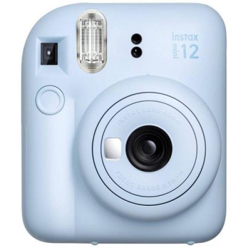 Fujifilm Instax Mini 12 Camera - Blue with purple carrying bag