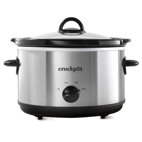 Crock-Pot 4.5qt Manual Slow Cooker - Silver SCR450-S