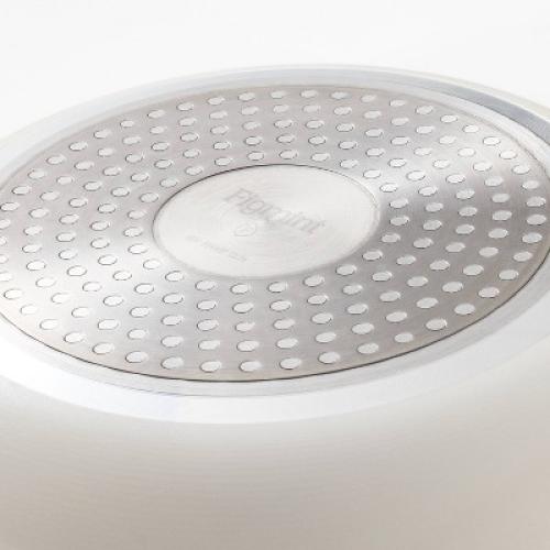8 Nonstick Ceramic Coated Aluminum Frying Pan With Champagne Handle Cream - Figmint™