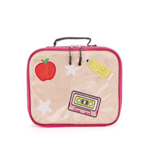 Locker Club Kids16L Kids Backpack with Lunch Box Headphone - Red/Gray: Preschool Backpack