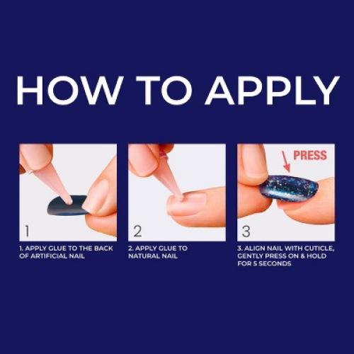 KISS Products Gel Fantasy Magnetic Fake Nails - Chameleon - 31ct