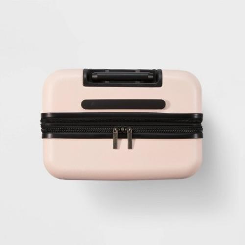 Hardside Medium Checked Suitcase Pink - Open Story™