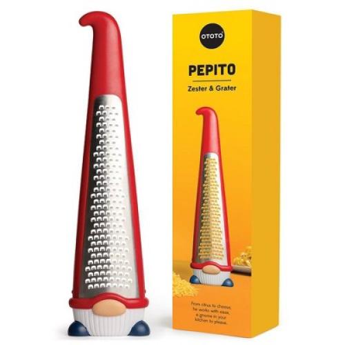 Ototo Holiday Gift Stainless Steel Pepito Gnome Grater Shredder