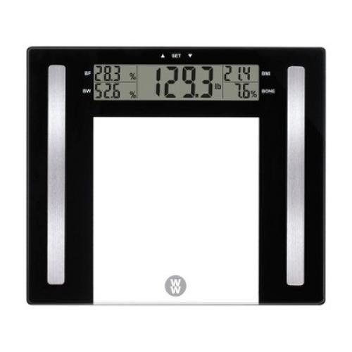 Glass Body Fat Scale Clear - Weight Watchers