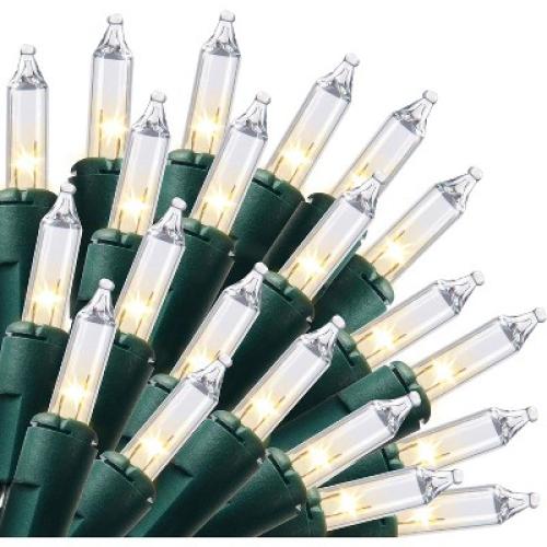 JOYFY Christmas String Lights Outdoor,150 Count Christmas Tree Lights,31.2FT String Lights with Green Wire for Xmas Indoor Party Garden Decorations