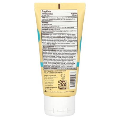 Babo Botanicals Sheer Mineral Sunscreen Lotion SPF 50 - Natural Zinc Oxide - Extra Sensitive Skin - Lightweight - Water Resistant - Fragrance-Free -