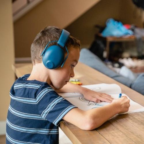JLab JBuddies Protect Kids Ear Protection Ear Covers - Navy