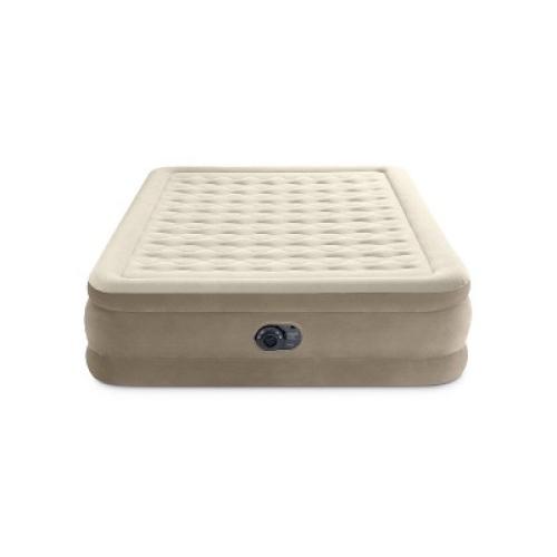 Intex Ultra Plush 20 Queen Air Mattress with 120V Internal Pump