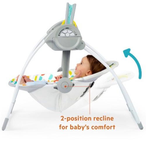 Bright Starts Playful Paradise Portable Baby Swing