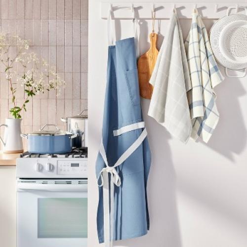 Adult Cooking Apron Blue - Figmint™