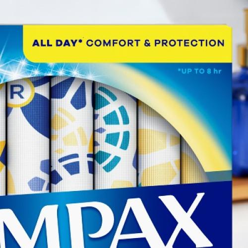 Tampax Pearl Super Plus Absorbency Tampons - Unscented - 50ct