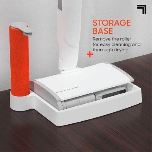 Sharper Image Combo Clean Sweep 02, Cordless Power Broom & Mop White (missing charge)
