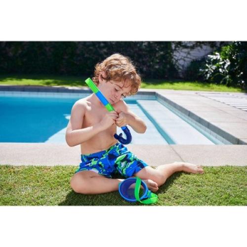 Speedo Kids' Porto Snorkel Mask Set - Blue