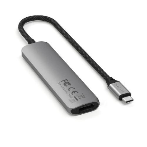 Satechi 4-IN-1 USB-C Slim Multiport with 4K - Space Gray