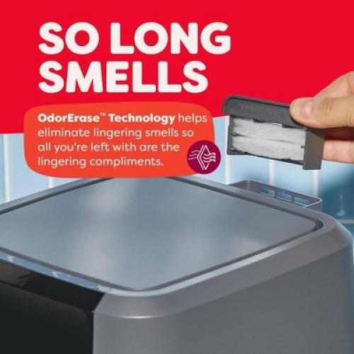 (HANDLE CRACKED) Instant Pot 5.3qt Air Fryer with Odor Erase   Clearcook