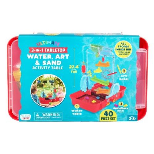 Chuckle & Roar Tabletop 3-in-1 Water Sand Art Easel