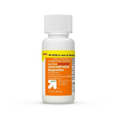 Infants' Concentrated Ibuprofen (NSAID) Oral Suspension Pain & Fever Reducer Liquid - Berry - 1 fl oz - up&up™ 2 pk