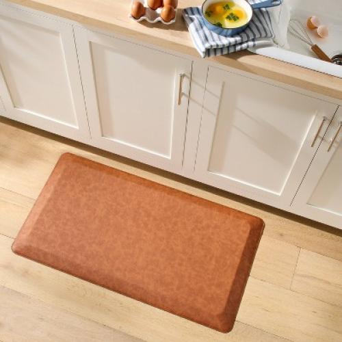Faux Leather Comfort Mat Brown - Figmint™
