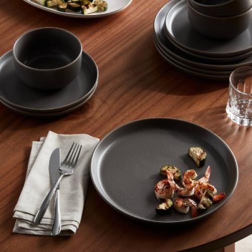 10pc Stoneware Tilley Dinnerware Set Bronze - Threshold™